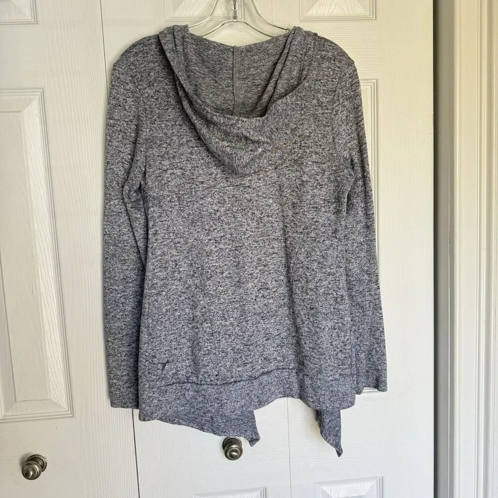 Old Navy Active Gray Hooded Cardigan Women’s Size SP Open Front Draped